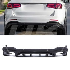 GLOSS BLACK REAR BUMPER DIFFUSER FOR MERCEDES GLC43 GLC63 AMG X253 SUV 2016-2019