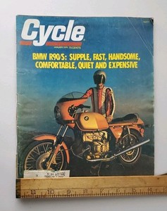 1976 CYCLE MOTORCYCLE VINTAGE MAGAZINE MAICO R90S NORTON XL250 YAMAHA ENDURO