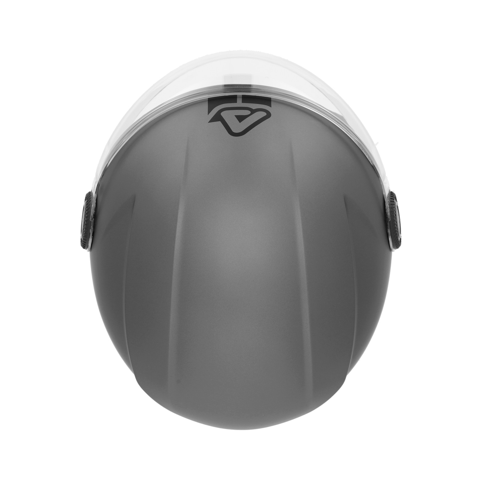 Casco Jet Acerbis Brezza Grigio Scuro Omologato foto 5
