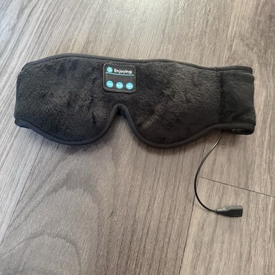 Enjoying Black Sleep Mask with Electronic Controls and USB Cable