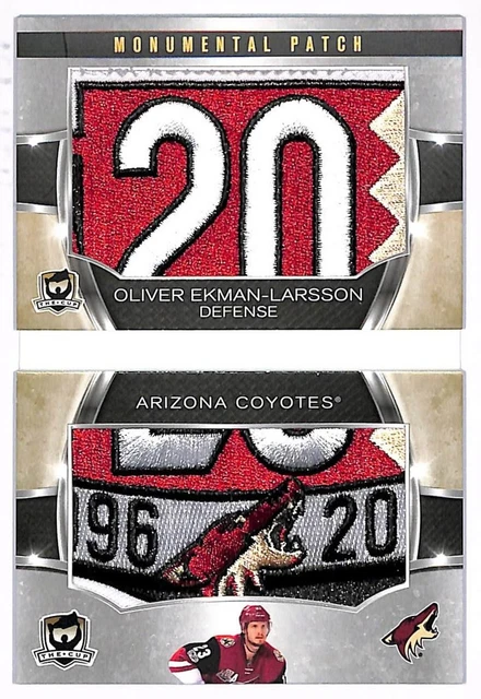 2020-21 The Cup Oliver Ekman-Larsson Monumental Patch Booklets #1/1