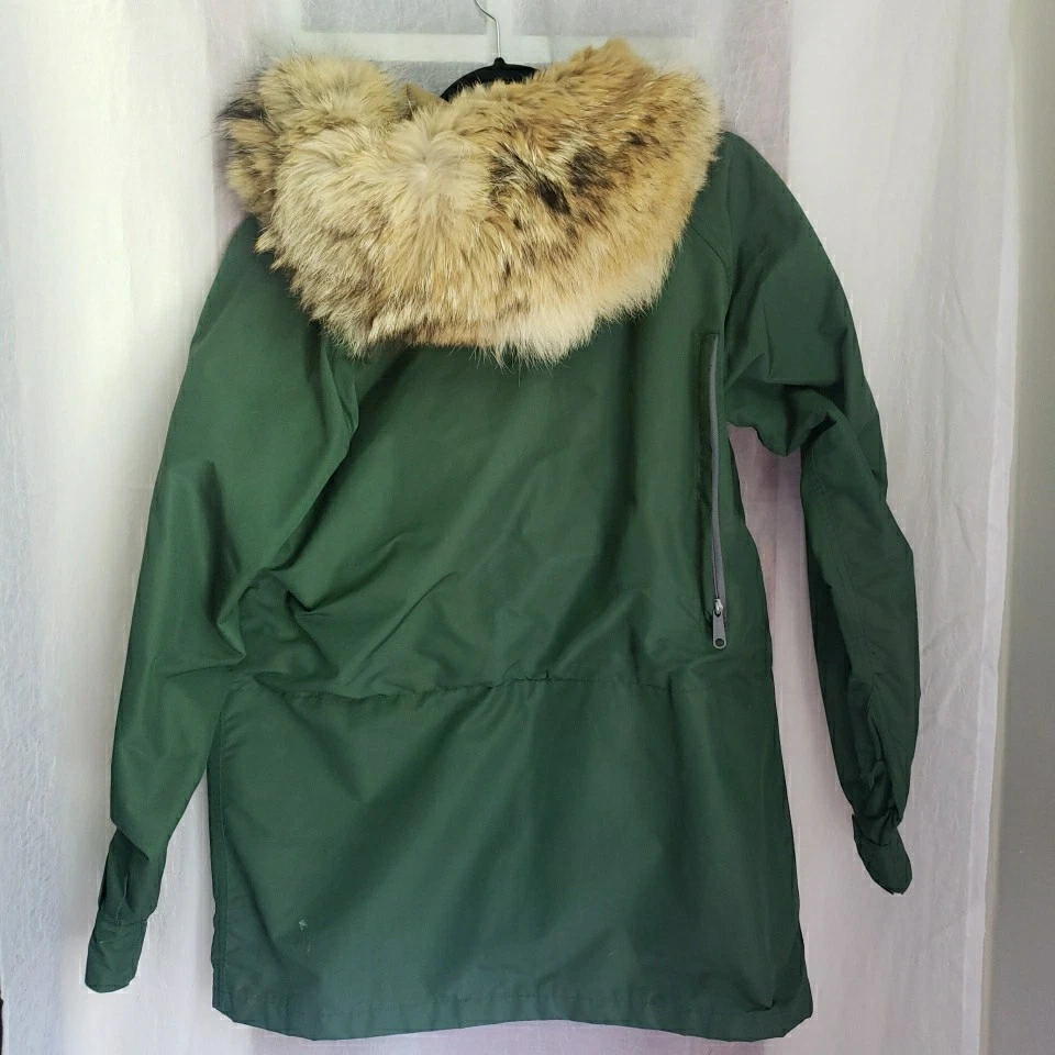 Chaqueta Parka Montaña Vintage Sierra Designs 60/40 Verde Imitación Piel Lluvia Talla M Foto 4 de 4