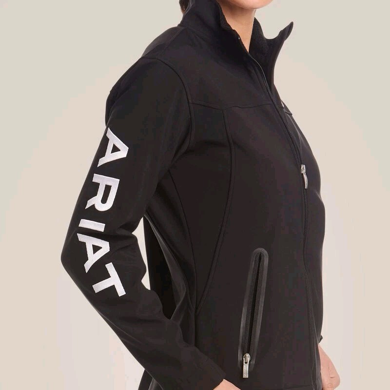Ariat New Team Black Softshell Jacket Women's Siz… - image 13