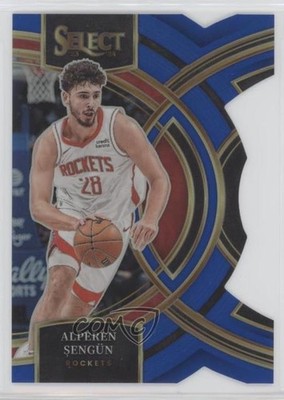 2023 Panini Select Premier Level Blue Prizm Die-Cut 55/249 Alperen Sengun 10no