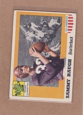 1955 TOPPS ALL AMERICAN FOOTBALL SAMMY BAUGH #20 TCU VG/VGEX *A47929