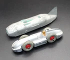 Vintage Dinky Toys Thunderbolt 23M & Speed of the Wind Racing car 23E