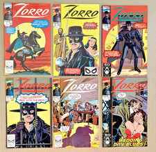 MARVEL. ZORRO. #1-3, 5-6, 11. 1990. FN. comics. Vintage.