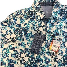 Robert Graham Newman Classic Fit Button Down Shirt Mens XL Multi Color Floral