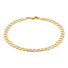 Goldsmiths 18ct Yellow Gold Curb Chain Bracelet – RRP £1,350