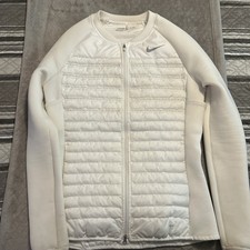 Nike Golf Aeroloft Women's Jacket, White Sz S Swoosh