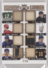 2021 Leaf Lumber Legendary Bronze 2/30 Mike Rogers Gartner Peter Stastny HOF ig4