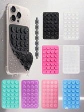 Double Sided Silicone Suction Pad Phone Holder Mobile Mount Fixture Sticky Grip