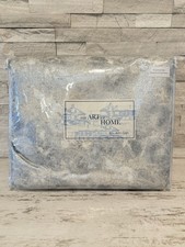 Juego de edredón The Art Of Home Ann Gish King terrazo plateado nuevo $525 con fundas de almohada