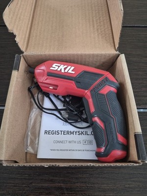 Skil 4V Rechargeable Cordless Pivot Grip  Screwdriver - 9 Bits & USB Charging