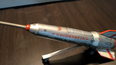 JOUET EN TOLE tin toy engin spatial Fusée Space Patrol MF 742