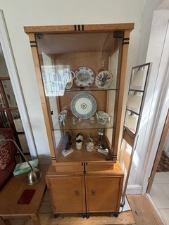Rare Art Deco Display Cabinet