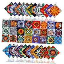 24Pcs Peel and Stick Tile Stickers for Kitchen Bathroom 6 x 6 Inch Style a