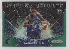 2021 Panini Prizm WNBA Far Out Green Prizm Crystal Dangerfield #5 uw8