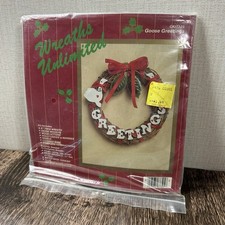 Vintage Wreaths Unlimited "Goose Greetings" CKIT325 6" Craft Kit
