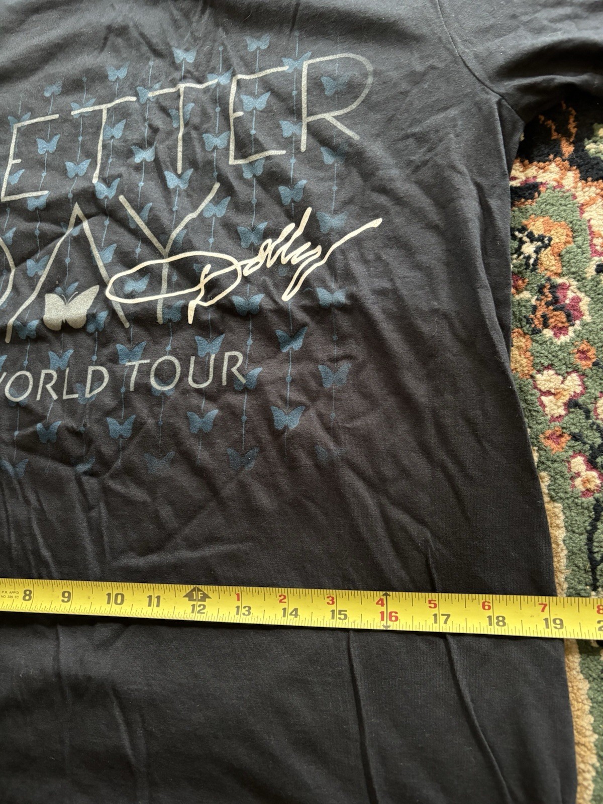 DOLLY PARTON Better Day World Tour concert original T shirt vintage ...