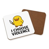 Gift Base Enten Meme Untersetzer GeträNke Matte Rude F*Ck Lustig Lehrer Spruch