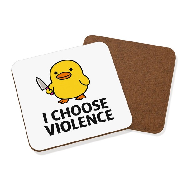 Gift Base Enten Meme Untersetzer GeträNke Matte Rude F*Ck Lustig Lehrer Spruch-image