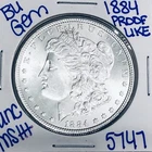 1884 BU UNCIRCULATED MORGAN SILVER DOLLAR AUTHENTIC U.S. MINT FREE SHIPPING 5747
