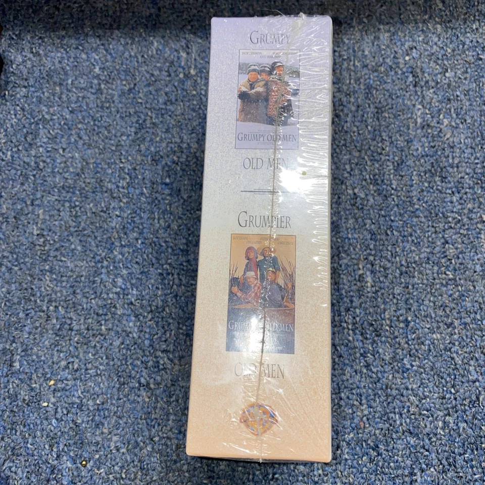 Vintage Grumpy & Grumpier Old Men 1 & 2 VHS Cassette Tape Boxed Set New - Image 4 of 4