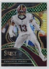 2023 Panini Select Club Level Dragon Scale Prizm /70 Emmanuel Forbes #270 0a6