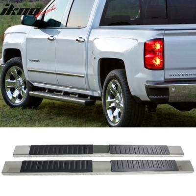 Fits 07-18 Chevy Silverado GMC Sierra 1500 Extended Cab 5'' Running Board Pair