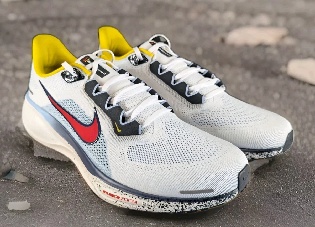 Nike Air Zoom Pegasus 41 White Psychic Blue Speed Red Men\'s Size 12 Nike Air Zoom Pegasus 41  main image 3