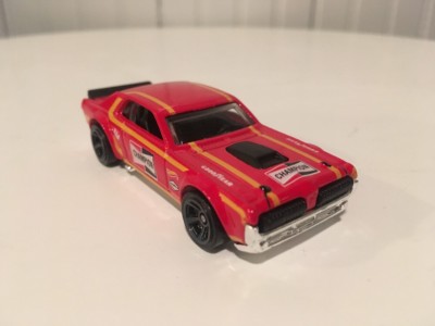 2018 Hot Wheels Loose Red  68 Mercury Cougar Champion
