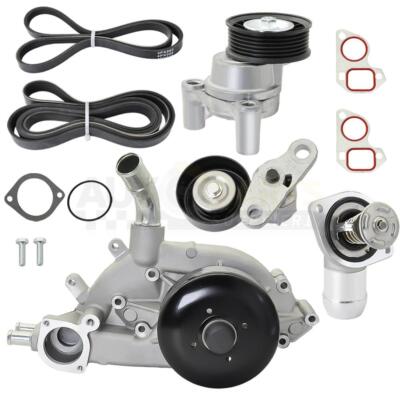 Fits Chevrolet Silverado/GMC Sierra 4.8L 5.3L 6.0L,Water Pump & Tensioner & Belt