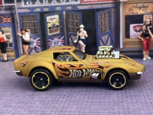 Hot Wheels Gas Monkey Garage '68 Corvette Box Shipped Preowned - Foto 5 di 12
