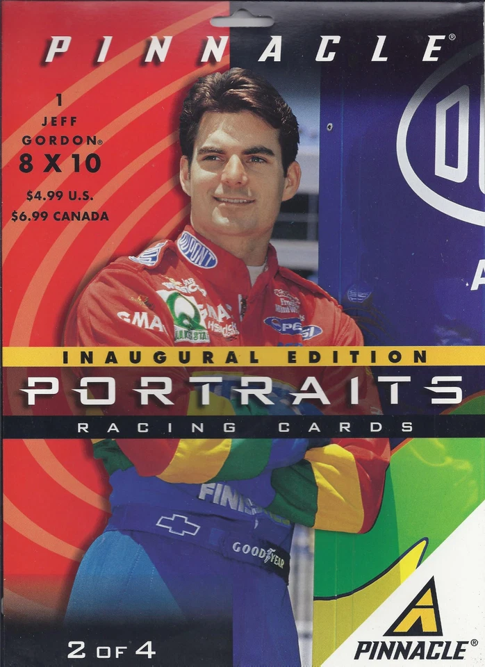  1997 PINNACLE PORTRAITS 8X10 SET OF 4 BRAND NEW JEFF GORDON - Image 2 of 4