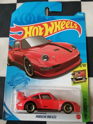 2021 Hot Wheels Porsche 933 GT2 HW Exotics Japanese Long Card 174/250 #1/10