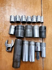Snap On 1/4 3/8 1/2 Drive Mixed Sockets Lot Of 18