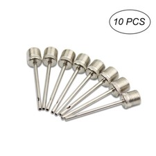 10Pcs Ball Pump Needles Metallic Air Inflation Needles for Football Basketball