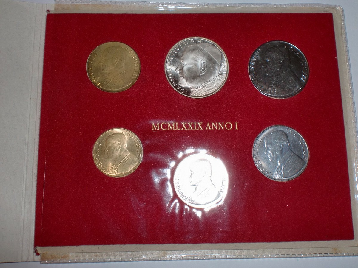 Vatican City Pontiff John Paul II Anno I Mint Set MCMLXXIX 1979