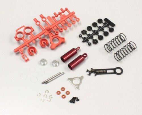Kyosho OT235R Aluminum Red Front Shock Damper (2pcs)Set For 1/10 RC Buggy Optima - Picture 1 of 1