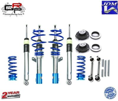 JOM ADJUSTABLE COILOVER KIT FOR VW GOLF 5 - RABBIT MK5 GTI + Top Mount's
