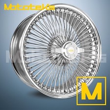 22x8 Luxor Wire Wheels 150 Straight Fwd Chrome Rims Adapter Knock Off Hammer