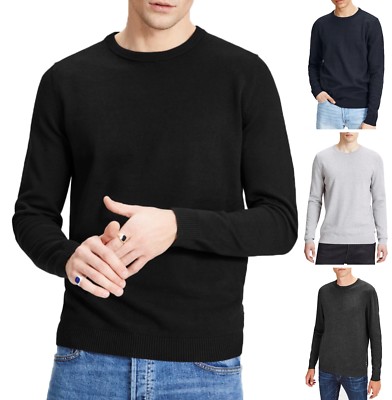 JACK JONES Mens Cotton Jumper Essential Knit Regular Fit