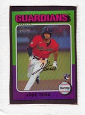 2024 Topps Heritage Chrome Refractor Jose Tena #227