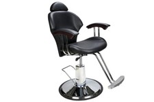 Barberpub Friseurstuhl Friseursessel Bedienungsstuhl Friseureinrichtung 8714BK