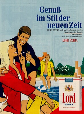 3w22771/ old advertising from 1968-LORD EXTRA-enjoyment in the style of the new era.
