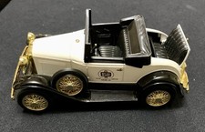 LIM ED LIBERTY CLASSICS FORD MODEL A ROADSTER WHITE ROSE NO KNOCK BANK W/KEY