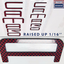 Red Carbon Frontrear Letters Inserts For Camaro 1992-2002 Not Decals Red Carbon Frontrear Letters Inserts For Camaro 1992-2002 Not Decals