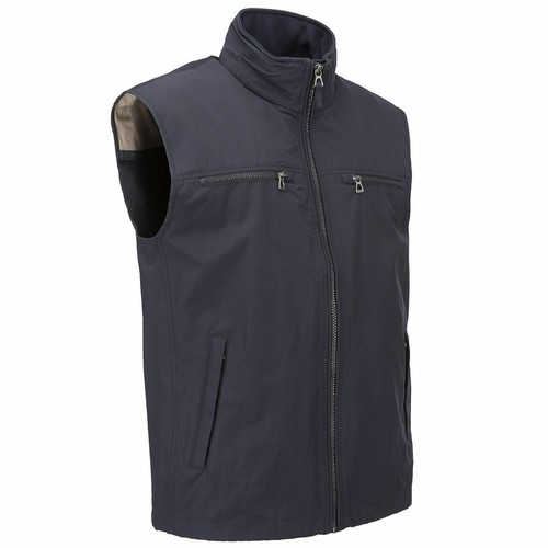 GILET ESTIVO UOMO GEOX M7220E T2270 DK NAVY/GRIGIO WATER REPELLENT  NYLON+COTONE | eBay