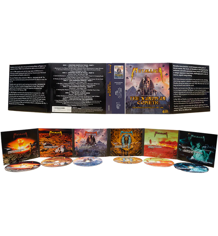 METALLICA - The Sandman Cometh - N° 6 CD Box Set (Box n°6 CD Set) (Live '89 '91)